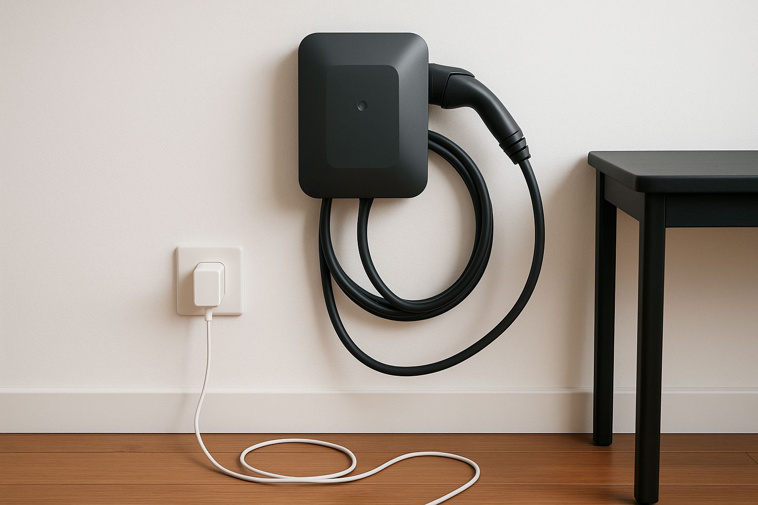 Flere Zaptec Pro ladestandere installeret i et parkeringshus' indre, klar til brug.